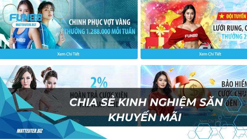 Khám phá chương trình khuyến mãi thể thao mới nhất tại Fun88 3 Chia sẻ kinh nghiệm săn khuyến mãi thể thao tại Fun88